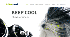 Desktop Screenshot of klimacheck.com