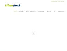 Tablet Screenshot of klimacheck.com